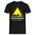 Arbeits Shirt Ich bin Anwesend -Das muss reichen Lustiges T-Shirt - Schwarz