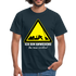 Arbeits Shirt Ich bin Anwesend -Das muss reichen Lustiges T-Shirt - Navy