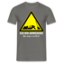 Arbeits Shirt Ich bin Anwesend -Das muss reichen Lustiges T-Shirt - Graphit