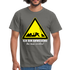 Arbeits Shirt Ich bin Anwesend -Das muss reichen Lustiges T-Shirt - Graphit
