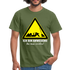Arbeits Shirt Ich bin Anwesend -Das muss reichen Lustiges T-Shirt - Militärgrün