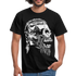 Wikinger Shirt Wikinger Totenkopf Viking Skull T-Shirt - Schwarz