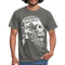 Wikinger Shirt Wikinger Totenkopf Viking Skull T-Shirt - Graphit