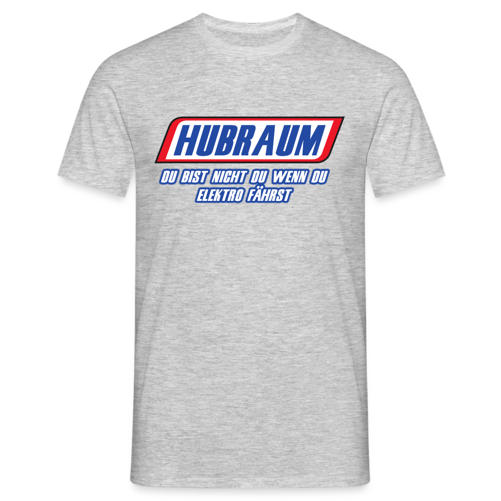 Mechaniker Shirt Hubraum du bist nicht du wenn du Elektro fährst T-Shirt - Grau meliert