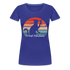 Katze und Wein Prost Mädels Retro Vintage Style Frauen Premium T-Shirt - Königsblau