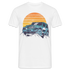 Offroad Shirt Gelände Berge Geländewagen Reto Vintage Style T-Shirt - weiß