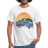 Offroad Shirt Gelände Berge Geländewagen Reto Vintage Style T-Shirt - weiß