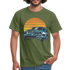 Offroad Shirt Gelände Berge Geländewagen Reto Vintage Style T-Shirt - Militärgrün