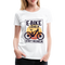 E-Bike Shirt - Lächeln statt hecheln - Lustiges Frauen Premium T-Shirt - weiß