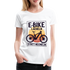 E-Bike Shirt - Lächeln statt hecheln - Lustiges Frauen Premium T-Shirt - weiß