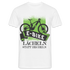 E-Bike Shirt - Lächeln statt hecheln - Lustiges T-Shirt - weiß