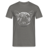 Cooler Hund mit Augenklappe Lustiges T-Shirt - Graphit