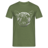 Cooler Hund mit Augenklappe Lustiges T-Shirt - Militärgrün