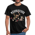 Landwirt Bauern Shirt Schaf Mähdrescher T-Shirt - Schwarz