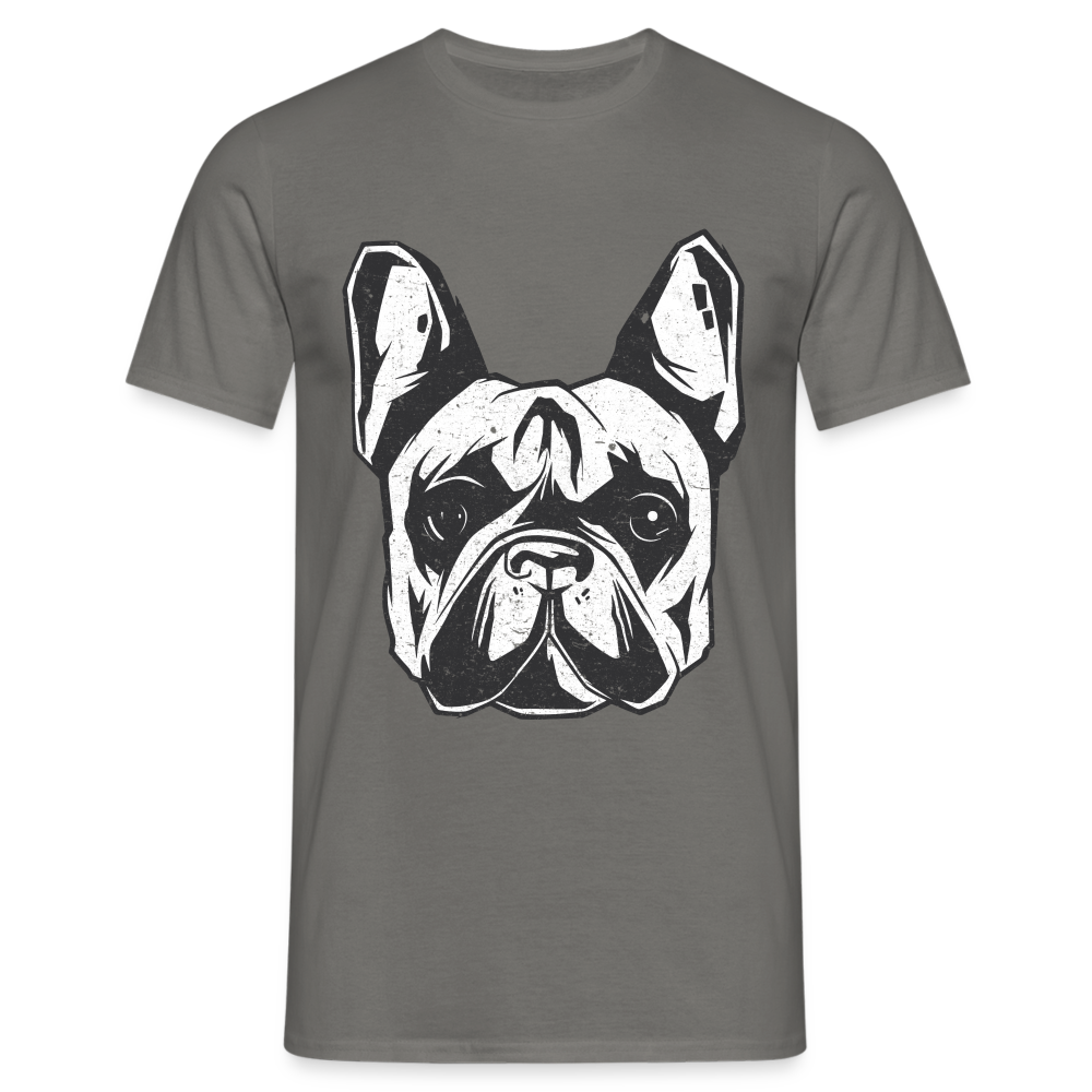 Hundeliebhaber Shirt Französische Bulldogge T-Shirt - Graphit