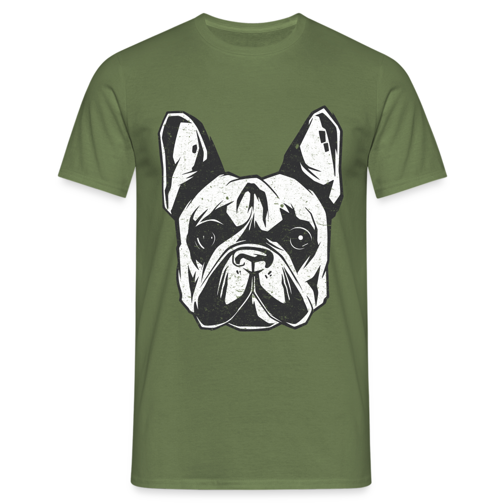 Hundeliebhaber Shirt Französische Bulldogge T-Shirt - Militärgrün