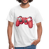 Gamer Shirt Controller Gaming Video Games Geschenk T-Shirt - weiß
