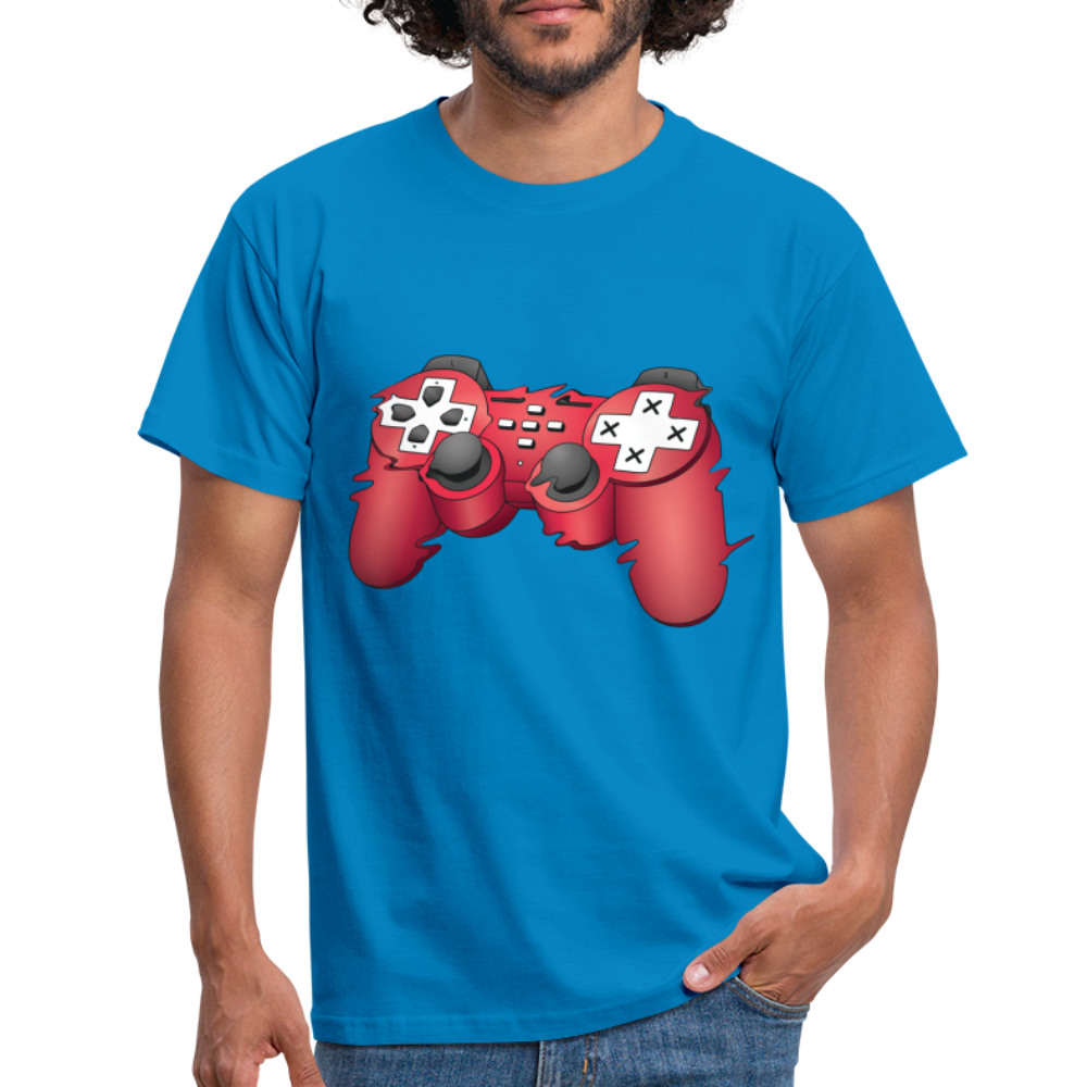 Gamer Shirt Controller Gaming Video Games Geschenk T-Shirt - Royalblau