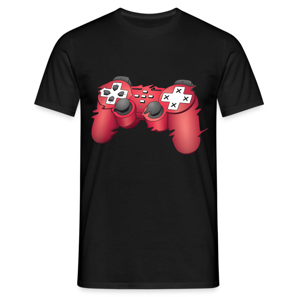 Gamer Shirt Controller Gaming Video Games Geschenk T-Shirt - Schwarz