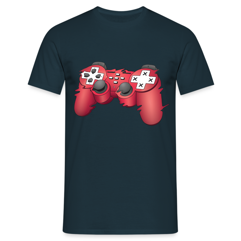 Gamer Shirt Controller Gaming Video Games Geschenk T-Shirt - Navy