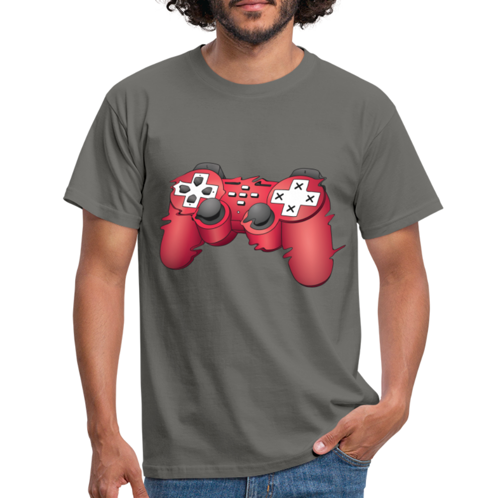 Gamer Shirt Controller Gaming Video Games Geschenk T-Shirt - Graphit