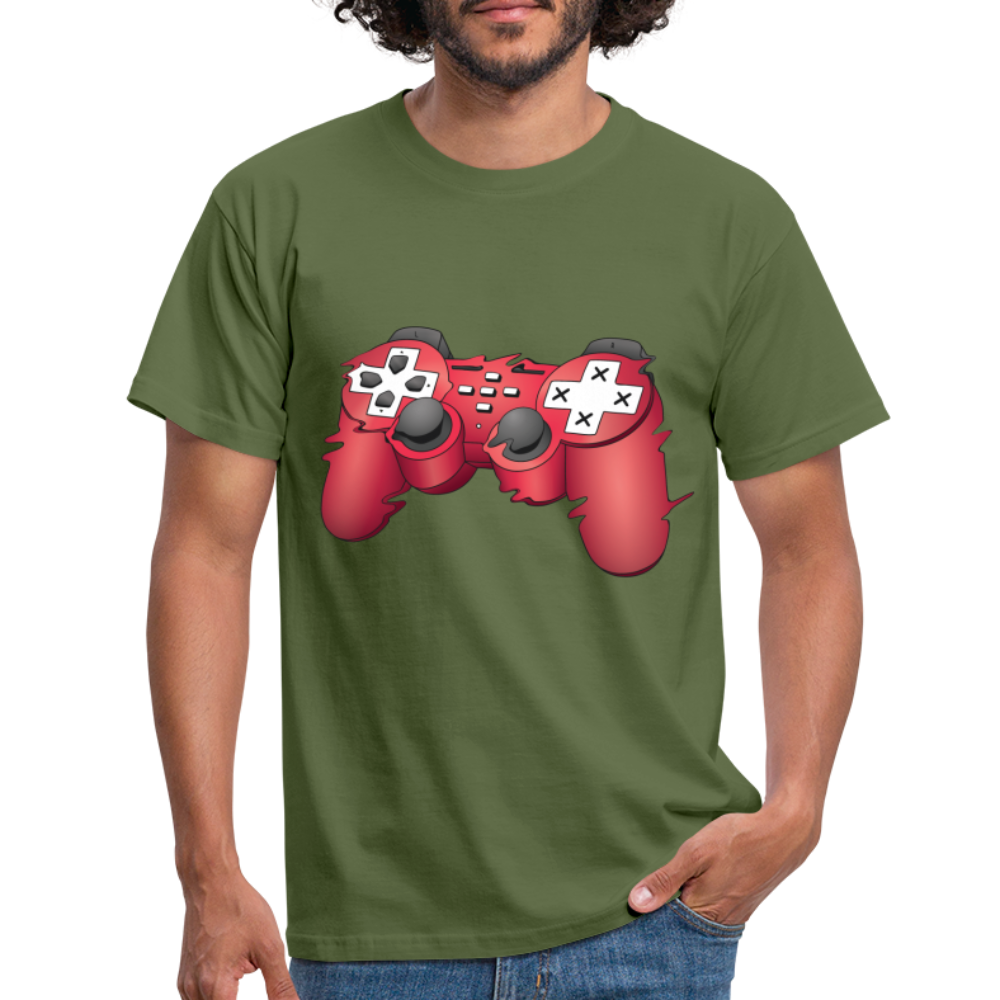 Gamer Shirt Controller Gaming Video Games Geschenk T-Shirt - Militärgrün