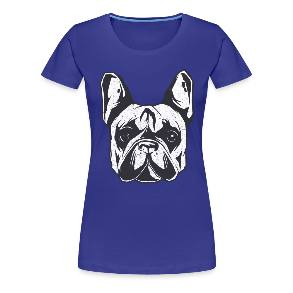 Hundeliebhaberin Shirt Französische Bulldogge Frauen Premium T-Shirt - Königsblau
