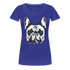Hundeliebhaberin Shirt Französische Bulldogge Frauen Premium T-Shirt - Königsblau