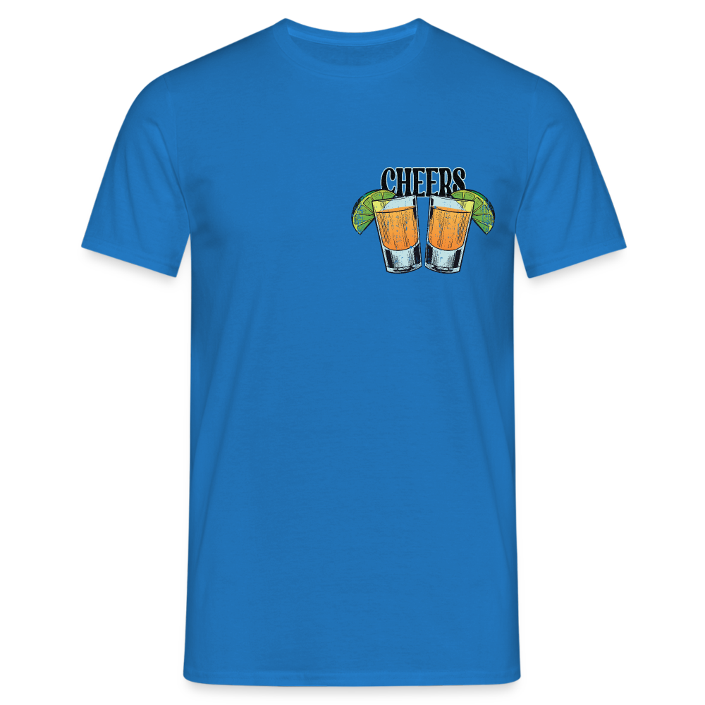 Sommer Shirt Cocktail Shot Cheers T-Shirt - Royalblau
