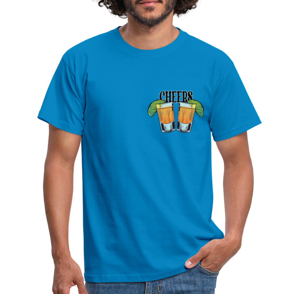 Sommer Shirt Cocktail Shot Cheers T-Shirt - Royalblau