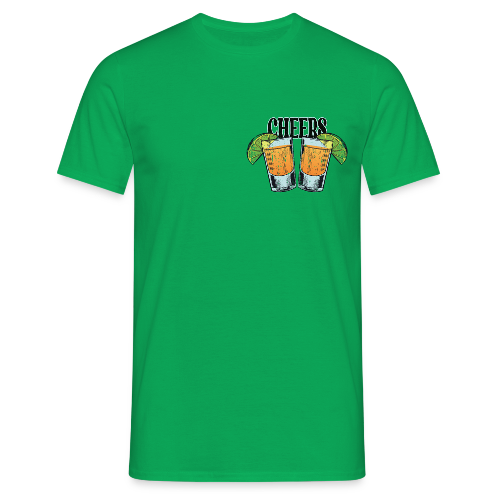 Sommer Shirt Cocktail Shot Cheers T-Shirt - Kelly Green