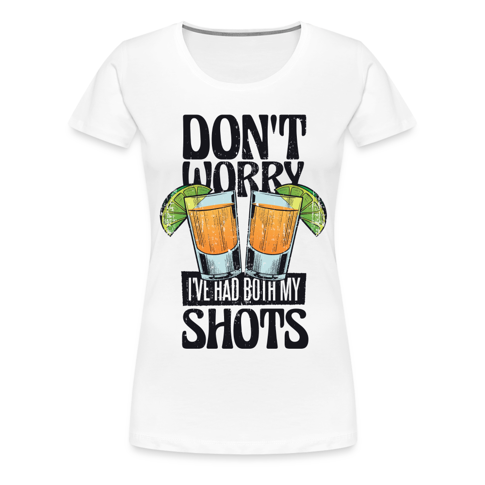 Sommer Shirt Cocktail Shot Cheers Frauen Premium T-Shirt - weiß