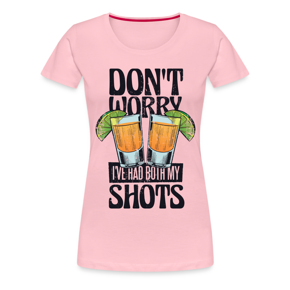 Sommer Shirt Cocktail Shot Cheers Frauen Premium T-Shirt - Hellrosa