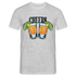 Sommer Shirt Cocktail Shot Cheers T-Shirt - Grau meliert