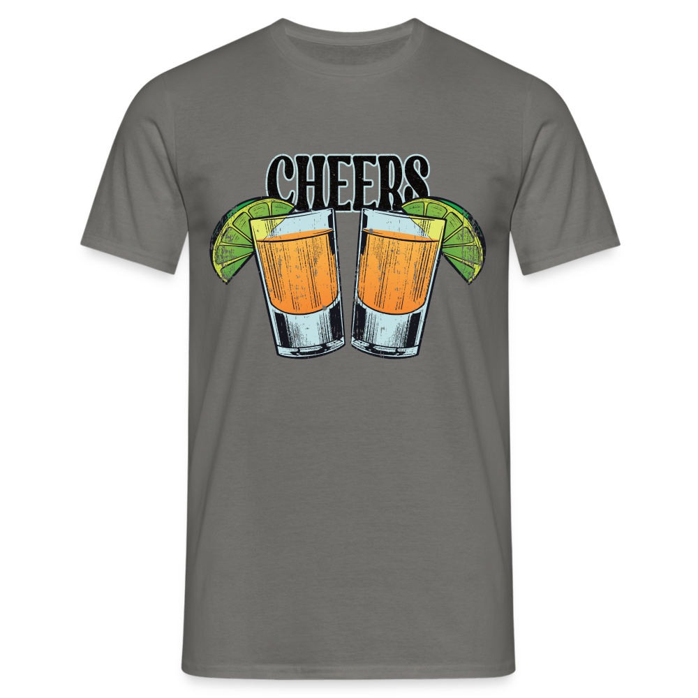 Sommer Shirt Cocktail Shot Cheers T-Shirt - Graphit