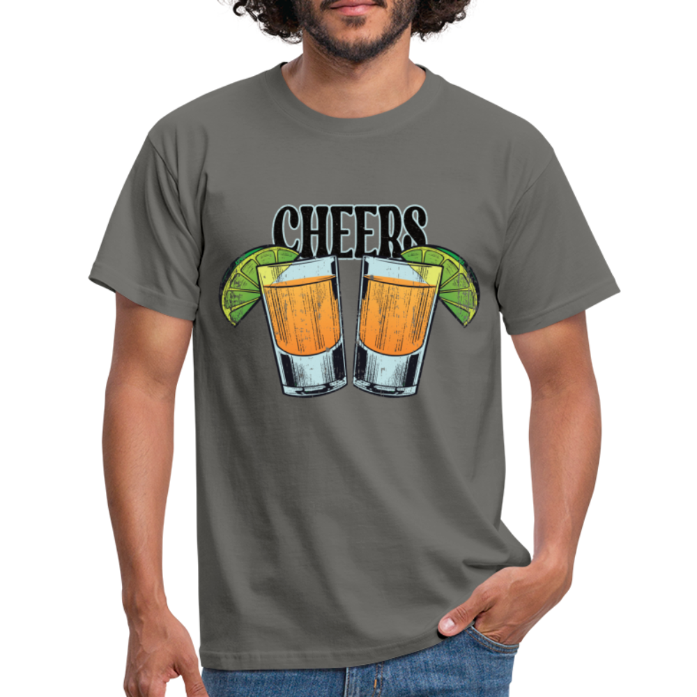 Sommer Shirt Cocktail Shot Cheers T-Shirt - Graphit