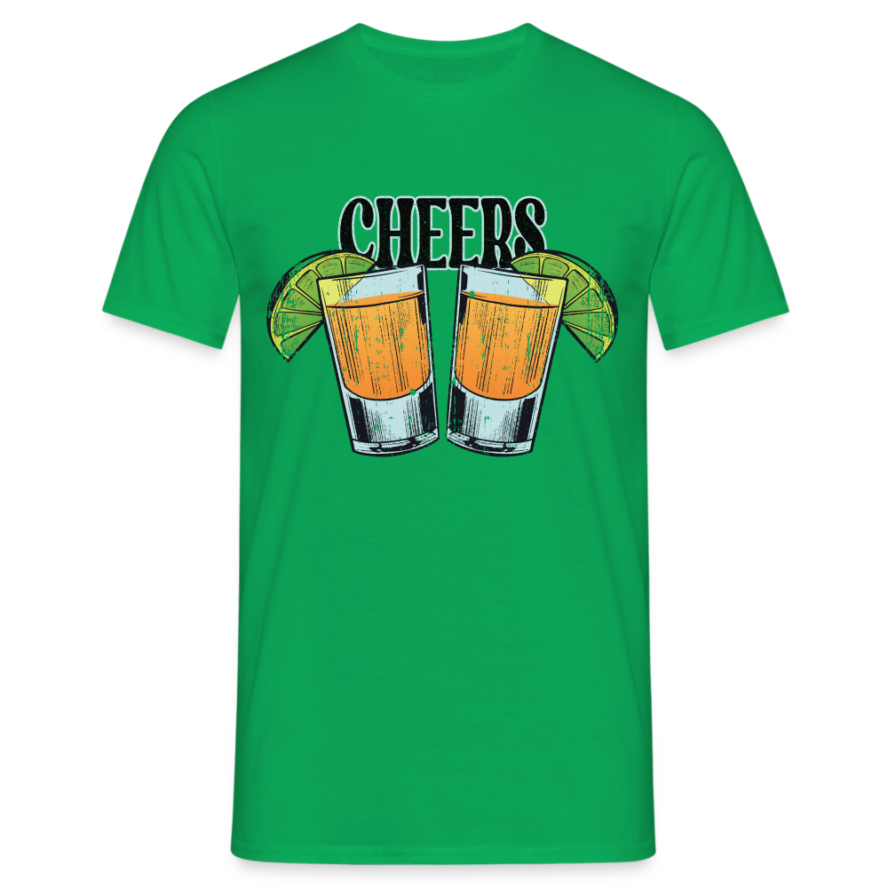 Sommer Shirt Cocktail Shot Cheers T-Shirt - Kelly Green