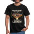 Billard Shirt Hinsetzen zugucken und lernen Lustiges Billard T-Shirt - Schwarz