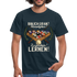 Billard Shirt Hinsetzen zugucken und lernen Lustiges Billard T-Shirt - Navy
