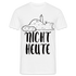 Katze Mittelfinger NICHT HEUTE Lustiges T-Shirt - weiß