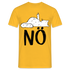 Katze Mittelfinger NÖ Lustiges T-Shirt - Gelb