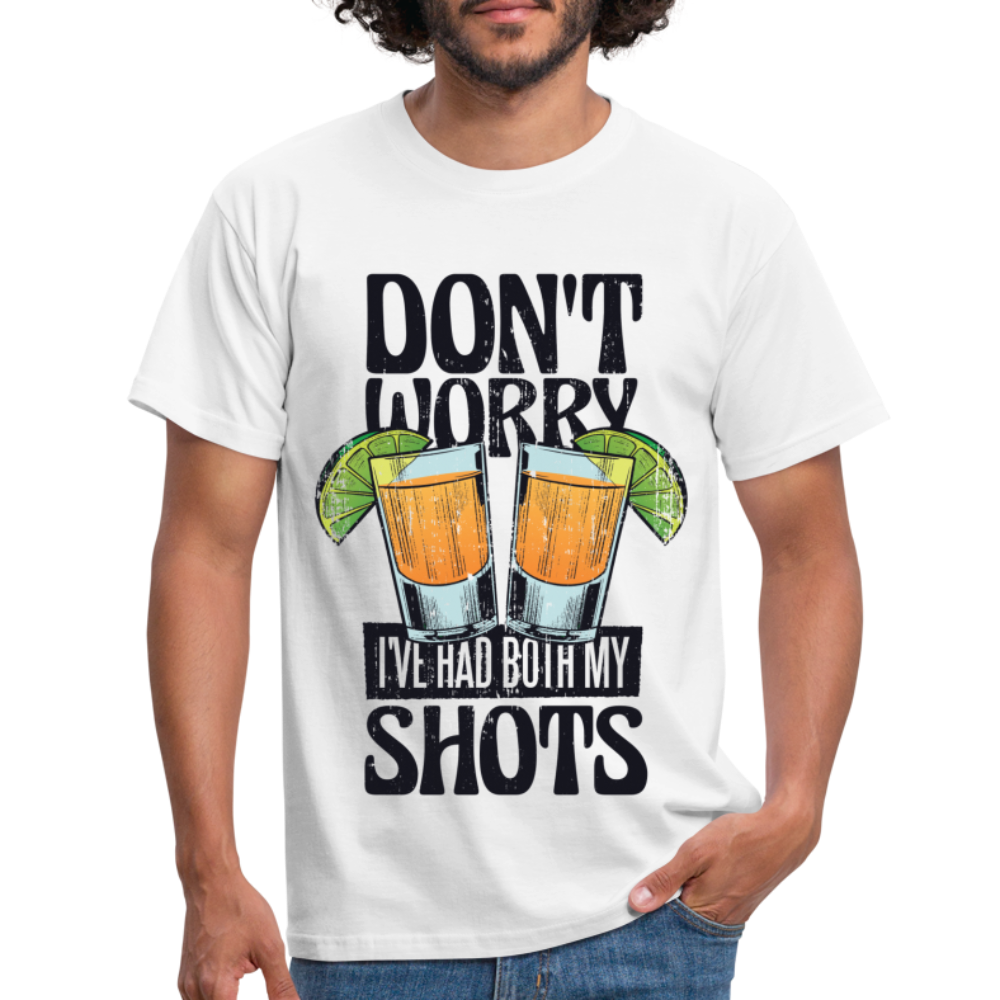 Sommer Shirt Cocktail Shot Cheers T-Shirt - weiß