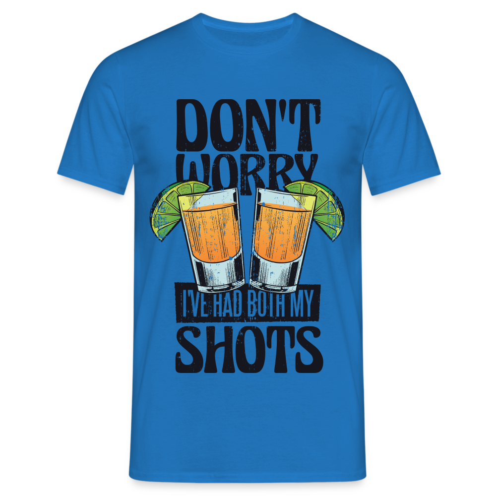 Sommer Shirt Cocktail Shot Cheers T-Shirt - Royalblau