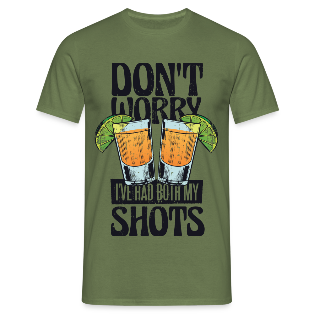 Sommer Shirt Cocktail Shot Cheers T-Shirt - Militärgrün