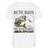 Angler Shirt Rute raus der Spaß beginnt Lustiges Angler T-Shirt - weiß