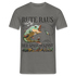 Angler Shirt Rute raus der Spaß beginnt Lustiges Angler T-Shirt - Graphit