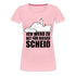 Katze Mittelfinger Ich werd zu alt für diesen Scheiß Lustiges Frauen Premium T-Shirt - Hellrosa