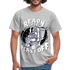 Astronaut auf dem Topf Ready for Blast off Lustiges T-Shirt - Grau meliert