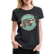 Faultier - Ich atme produktiver wird es heute nicht mehr Lustiges Frauen Premium T-Shirt - Schwarz