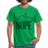Katze Mittelfinger Nein NOPE Lustiges T-Shirt - Kelly Green
